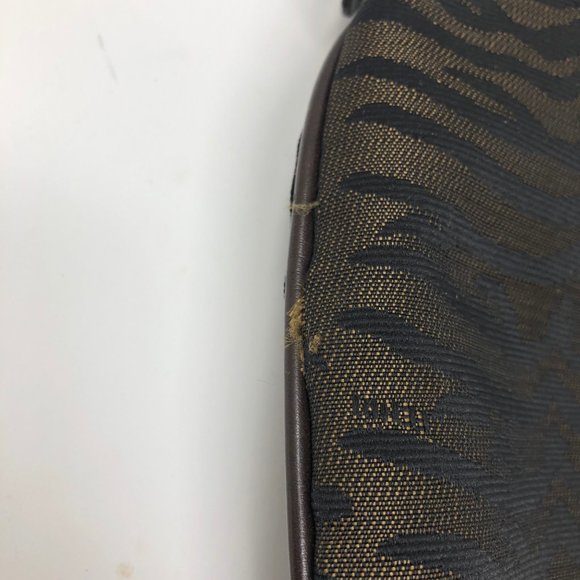 Fendi Zucca Animal Print Hobo Bag - Picture 9 of 11